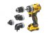 DEWALT Akkus fúrócsavarozó cserélhető fejjel 12 V (2 x 3 Ah + töltő + TSTAK) DCD703L2T