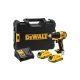 DEWALT Akkus fúrócsavarozó 18 V szénkefe nélküli (2 x 2 Ah + töltő + TSTAK) DCD708D2T