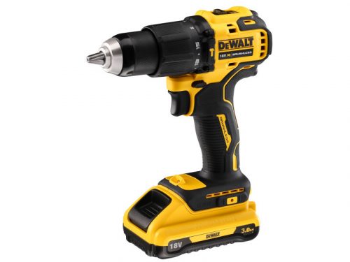 DEWALT Akkus ütvefúró-csavarozó 18 V szénkefe nélküli (2 x 3,0 Ah akku + töltő + TSTAK) DCD709L2T