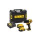 DEWALT Akkus ütvefúró-csavarozó 18 V szénkefe nélküli (2 x 4,0 Ah akku + töltő + TSTAK) DCD709M2T