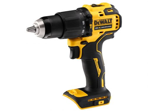 DEWALT Akkus ütvefúró-csavarozó 18 V szénkefe nélküli (Akku + töltő nélkül) DCD709N