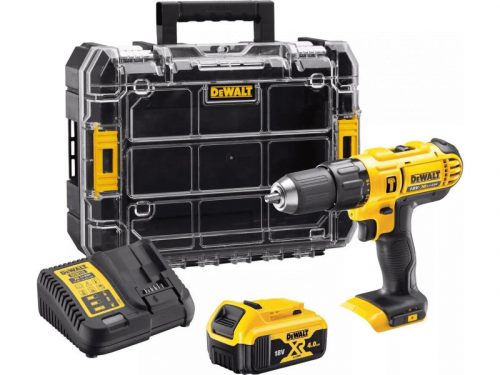 DEWALT Akkus ütvefúró-csavarozó 18 V (1 x 4,0 Ah akku + töltő + TSTAK) DCD776M1T