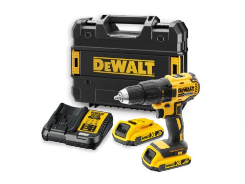 DEWALT Akkus fúrócsavarozó 18 V (2 x 2 Ah + töltő + TSTAK) DCD777D2T