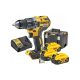 DEWALT Akkus fúrócsavarozó 18 V szénkefe nélküli (3 x 5 Ah + töltő) DCD791P3A