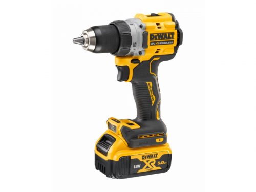 DEWALT Akkus fúrócsavarozó 18 V szénkefe nélküli (2 x 5 Ah + töltő + TSTAK) DCD800P2T