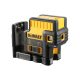 DEWALT Akkus pontlézer 18 V (piros) (1 x 2 Ah + töltő) DCE085D1R