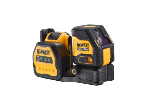 DEWALT Akkus keresztvonalas lézer 12-18 V (zöld) (1 x 2,0 Ah akku + töltő) DCE088D1G18