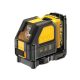 DEWALT Akkus keresztvonalas szintezőlézer 10,8-12 V (piros) (1 x 2 Ah + töltő) DCE088D1R