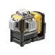 DEWALT Akkus 3 síkú lézer 10,8-12 V (zöld) (1 x 2,0 Ah akku + töltő) DCE089D1G