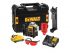 DEWALT Akkus 3 síkú lézer 10,8-12 V (piros) (1 x 2,0 Ah akku + töltő) DCE089D1R