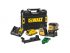 DEWALT Akkus pont- és vonallézer 12-18 V (zöld) (1 x 2,0 Ah akku + töltő) DCE822D1G18