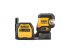 DEWALT Akkus pont- és vonallézer 12-18 V (zöld) (Akku + töltő nélkül + TSTAK) DCE822NG18