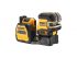 DEWALT Akkus pont- és vonallézer 12-18 V (zöld) (1 x 2,0 Ah akku + töltő) DCE825D1G18