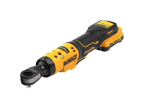 DEWALT Akkus racsnis csavarkulcs 12 V (1 x 2,0 Ah akku + töltő + táska) DCF504D1