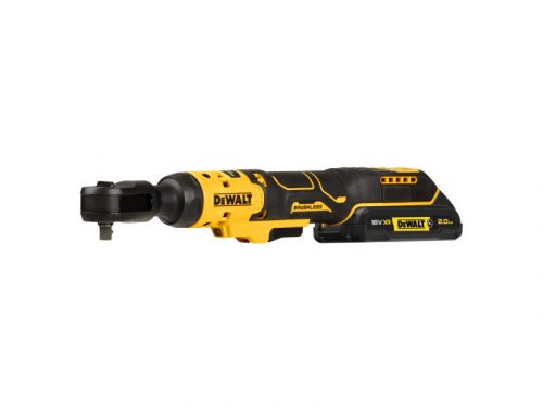 DEWALT Akkus racsnis csavarkulcs 18 V (1 x 2,0 Ah akku + töltő + PUR betét) DCF513D1G