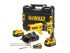 DEWALT Akkus gipszkarton csavarbehajtó + tár 18 V szénkefe nélküli (2 x 5,0 Ah+töltő+TSTAK) DCF62