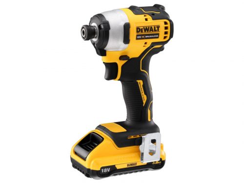 DEWALT Akkus ütvecsavarozó 18 V szénkefe nélküli ( 2 x 3 Ah + töltő + TSTAK) DCF809L2T