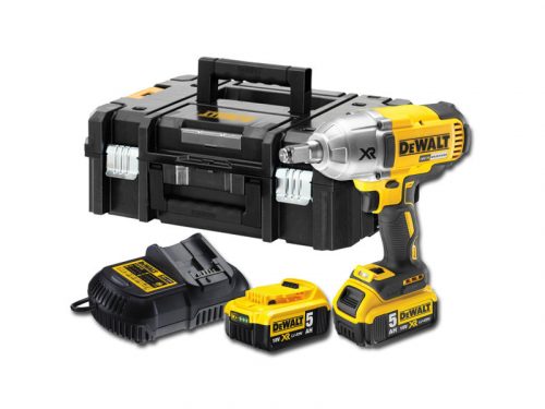 DEWALT Akkus ütvecsavarozó 18 V szénkefe nélküli (2 x 5 Ah + töltő) DCF899HP2