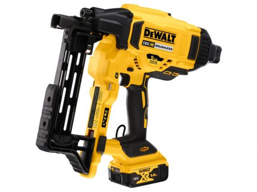 DEWALT Akkus kerítés kapcsozó 18 V (2 x 5 Ah + töltő) DCFS950P2