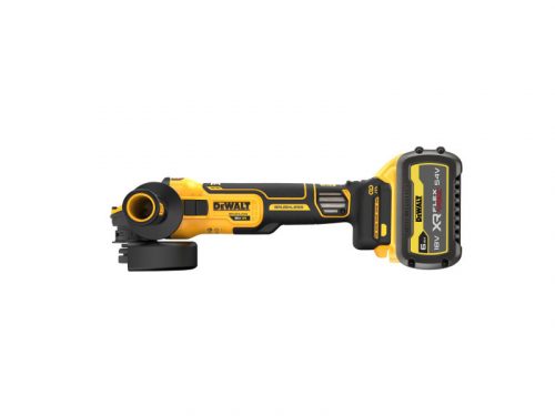 DEWALT Akkus sarokcsiszoló 125 mm 18 V (1 x 6,0 Ah akku + töltő + TSTAK) DCG409VST1