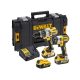 DEWALT Akkus kombó szett 18 V szénkefe nélküli DCK276P3