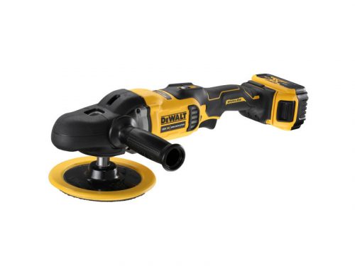 DEWALT Akkus polírozó 18 V (2 x 5 Ah + töltő) DCM849P2