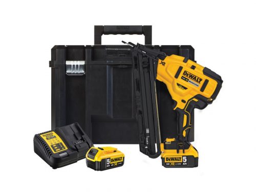 DEWALT Akkus szögbelövő 18 V (2 x 5,0 Ah akku + töltő) DCN650P2