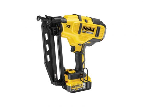 DEWALT Akkus szögbelövő 18 V (2 x 5,0 Ah akku + töltő) DCN660P2