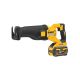 DEWALT Akkus szablyafűrész 18 V szénkefe nélküli (2 x 6,0 Ah akku + töltő) DCS389T2