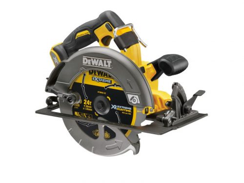 DEWALT Akkus körfűrész 18 V szénkefe nélküli (akku + töltő nélkül, TSTAK) DCS578NT