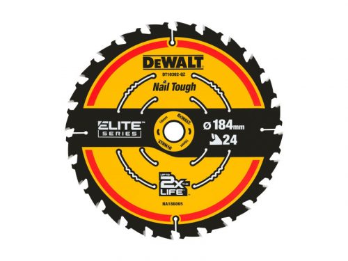 DEWALT EXTREME Fűrésztárcsa fához 184 x 16 x 1,65 mm / 24T