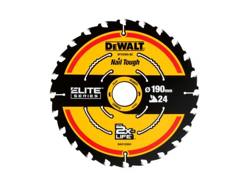 DEWALT EXTREME Fűrésztárcsa fához 190 x 30 x 1,65 mm / 24T