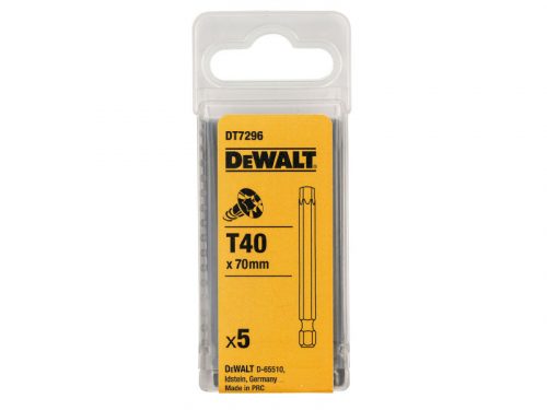 DEWALT Bithegy T40 x 70 mm (5 db)