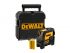 DEWALT Önbeálló kereszt és pontlézer 3 x AA DW0822