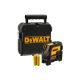 DEWALT Önbeálló kereszt és pontlézer 3 x AA DW0822