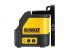 DEWALT Vonallézer 3 x AA (piros) DW088KD