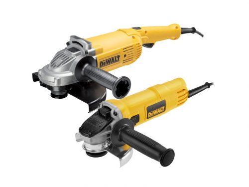 DEWALT Sarokcsiszoló szett 125 mm / 900 W DWE4157 + 230 mm / 2200 W DWE492