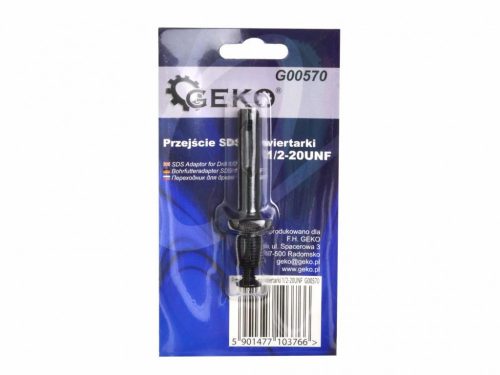 Geko SDS+ tokmány átalakító adapter 1/2-20UNF G00570