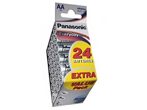 PANASONIC AA/ceruza tartós alkáli elem 1,5 V (24 db)