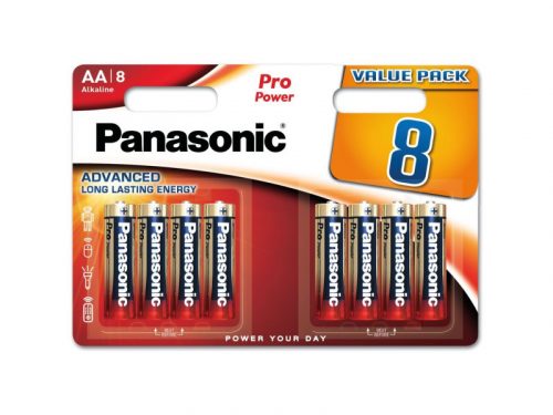 PANASONIC AA/ceruza szuper tartós alkáli elem 1,5 V (8 db)