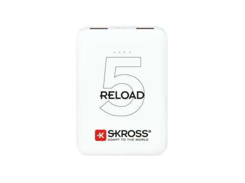 SKROSS Powerbank 5000 mAh USB kábellel két kimenettel