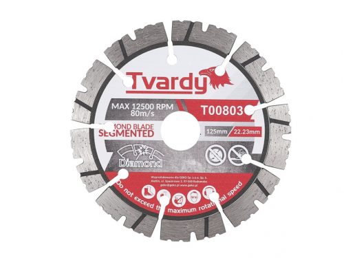 Tvardy Szegmentált gyémánt tárcs 125x12x22,23mm  T00803