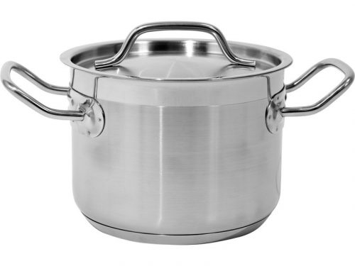 YATO GASTRO Fazék fedővel 2,4 liter 160 x 120 mm inox