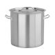 YATO GASTRO Fazék fedővel 21 liter 300 x 300 mm inox