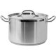 YATO GASTRO Lábas fedővel 11,1 liter 280 x 180 mm inox