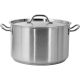 YATO GASTRO Lábas fedővel 22,4 liter 360 x 220 mm inox