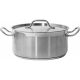 YATO GASTRO Lábas fedővel 8 liter 280 x 130 mm inox