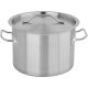 YATO GASTRO Fazék fedővel 9 liter 250 x 180 mm inox