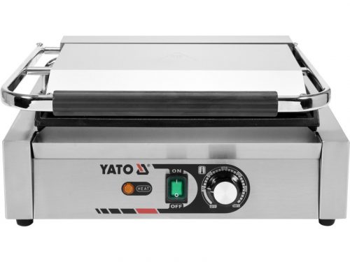 YATO GASTRO Kontaktgrill 440 mm 2200 W lapos sütőlap