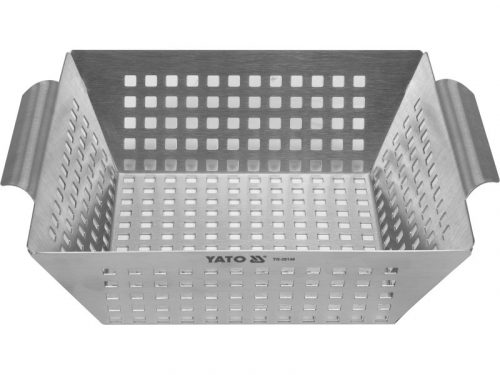 YATO GASTRO Grillkosár 260 x 220 x 70 mm inox